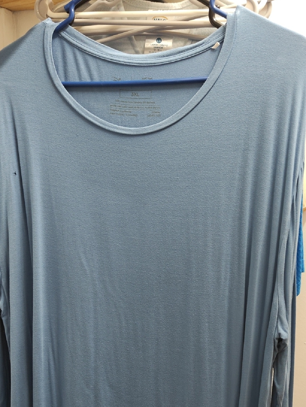 Disney Little Sleepies Dusty Blue Crewneck Long Sleeve Shirt